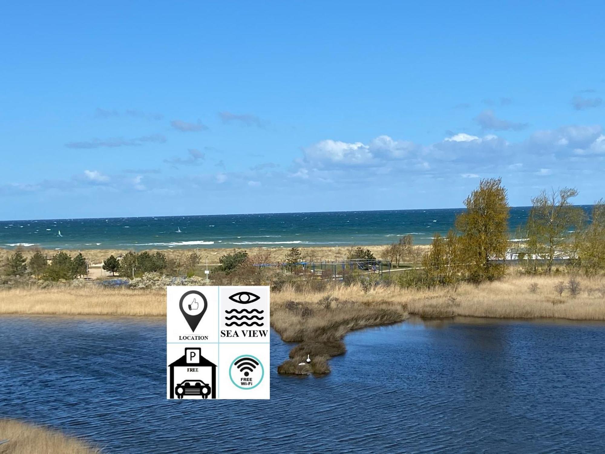 Wasserblick, In 3 Min Am Strand Heiligenhafen Bagian luar foto