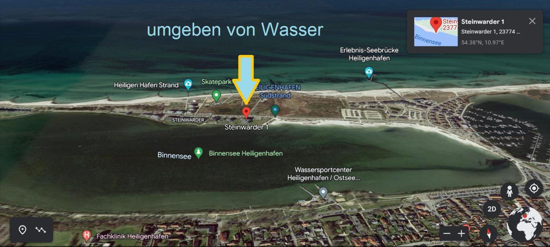 Wasserblick, In 3 Min Am Strand Heiligenhafen Bagian luar foto
