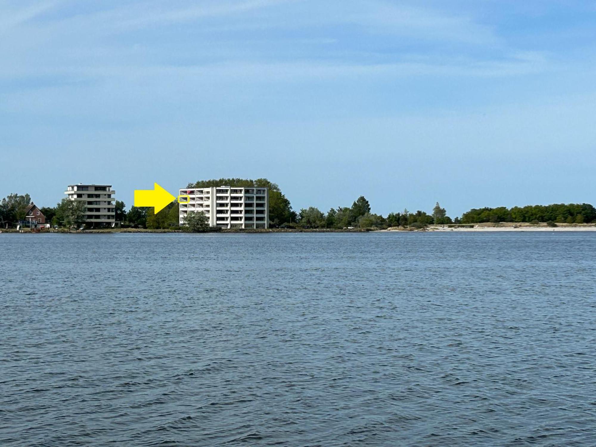 Wasserblick, In 3 Min Am Strand Heiligenhafen Bagian luar foto